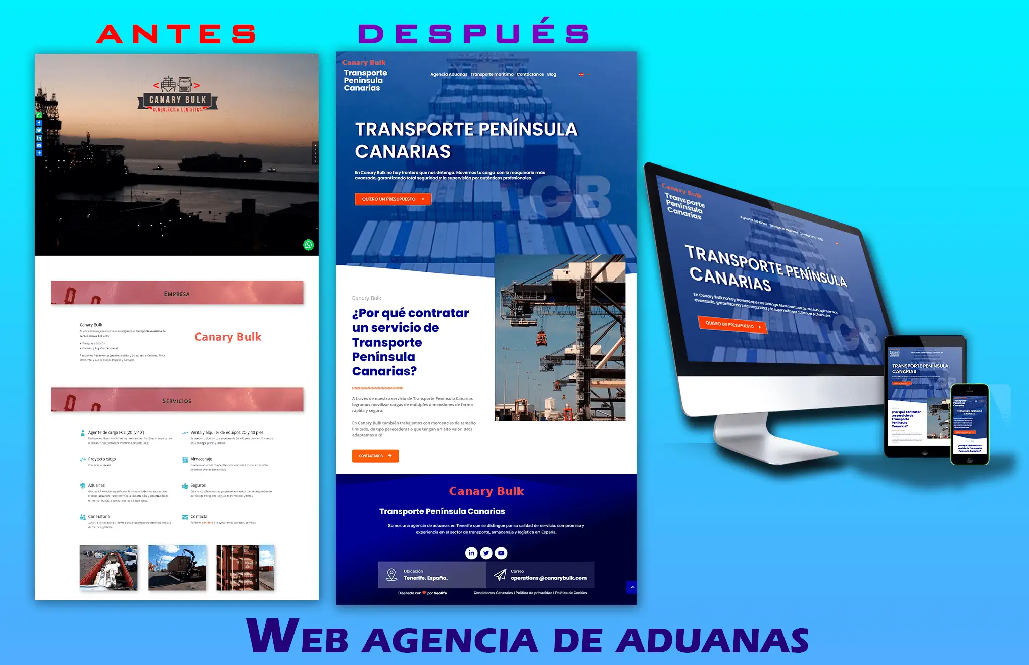 Web agencia de aduanas