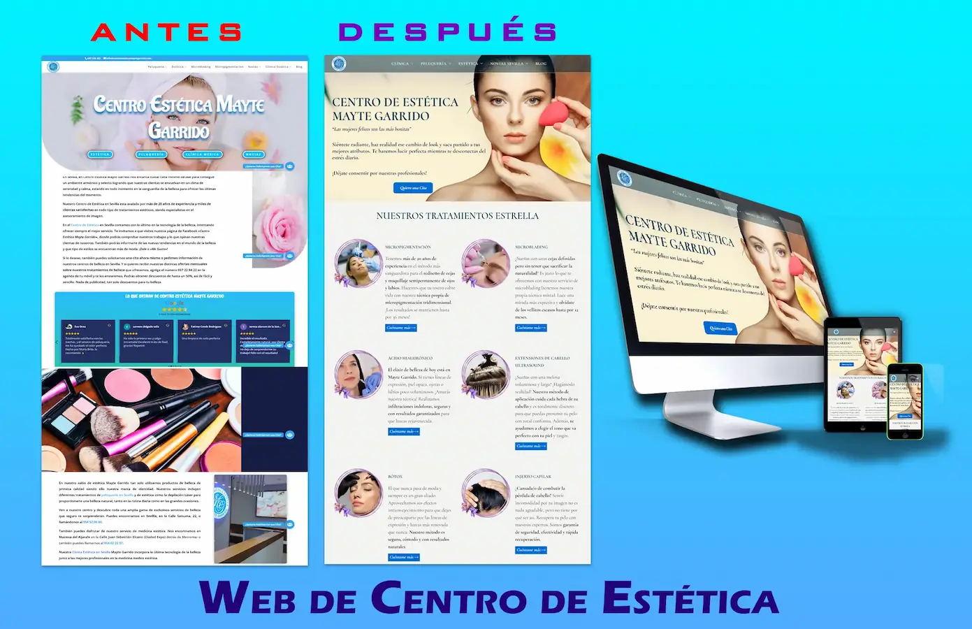 Web de Centro de Estética
