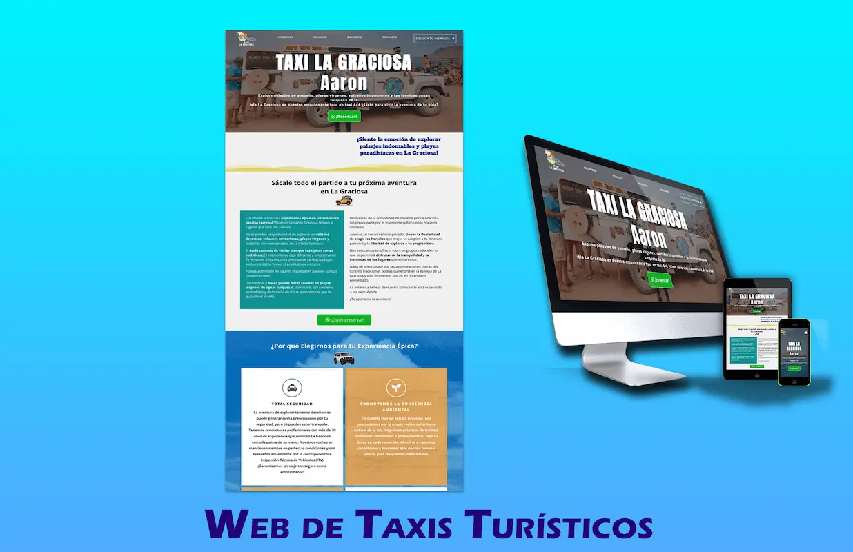 Web de taxi