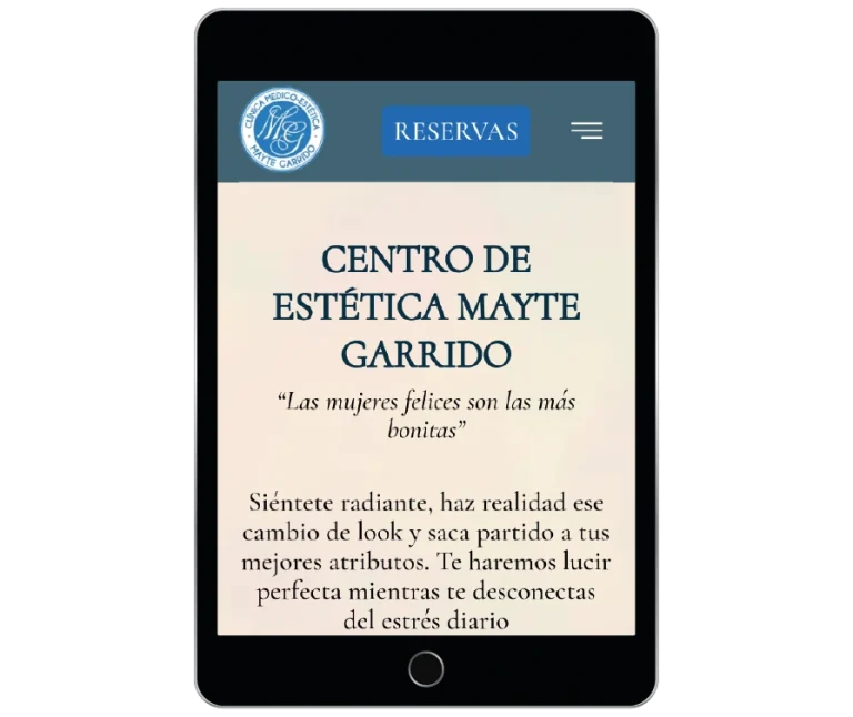 Mayte Garrido tablet