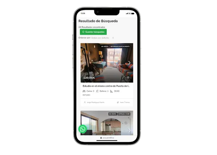 web mobile inmobiliaria